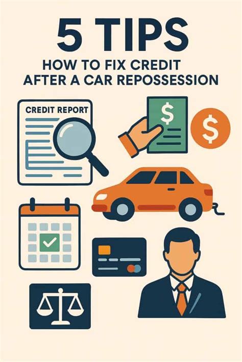 how to fix credit after a car repossession