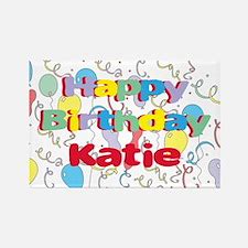 Happy Birthday Katie Magnets | Happy Birthday Katie Refrigerator ...