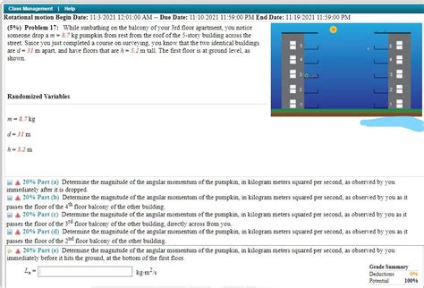 Solved Class Management Help Rotational Motion Begin Date