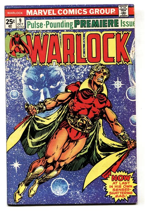 WARLOCK 9 1ST ISSUE 1975 MARVEL COMICS JIM STARLIN MYSTIC ART FN