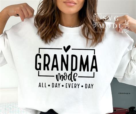 Grandma Mode Svg Png One Loved Grandma Svg Mothers Day Etsy