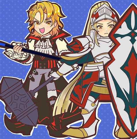 Safebooru 1boy 1girl Amber Fire Emblem Armor Ascot Blonde Hair Fire Emblem Fire Emblem