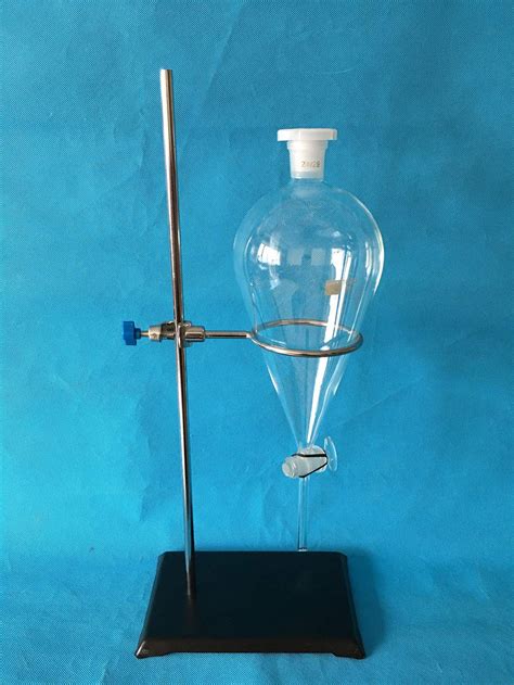 Ml Glass Separatory Funnel Set Ml With Glass Stopcock And