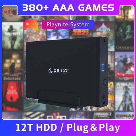 Portable External Tb Game Hdd Pc Playnite System Ps Ps Ps Wiiu