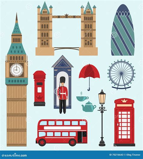 Cones Lisos De Londres Reino Unido Ilustra O Do Vetor Ilustra O