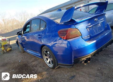 2016 Subaru WRX JF1VA1B68G9816511 Bid History BidCars