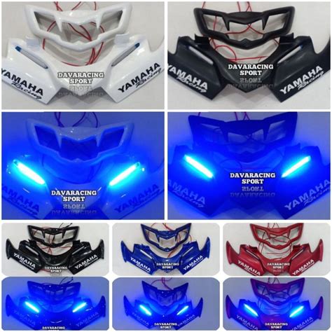 Winglet Plus Cover Lampu Dan Lampu Led Yamaha Mx King Lama Dan Mx King