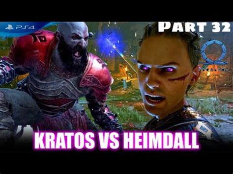 God Of War Ragnarok Kratos Vs Heimdall Boss Fight 4K 60FPS