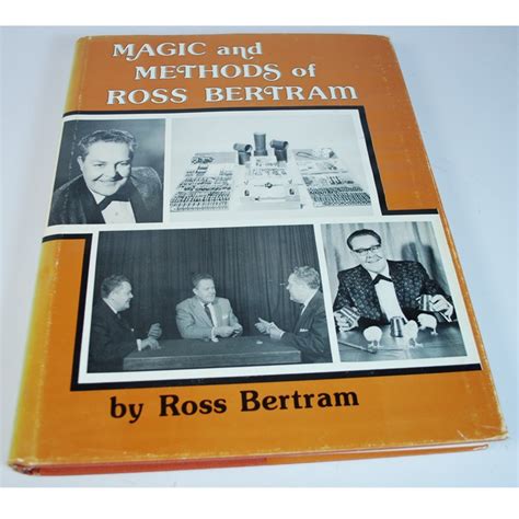 Magic And Methods Of Ross Bertram Original First Edition 1978 Magic