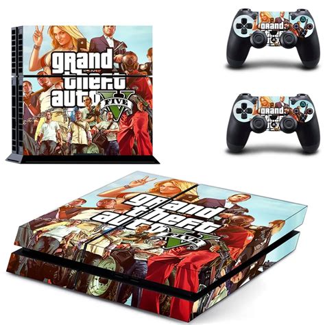 Grand Theft Auto V GTA5 PS4 Skin Sticker Decal Vinyl for Sony ...