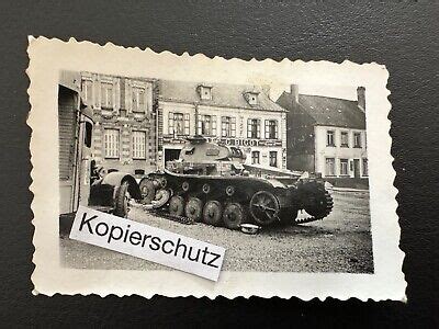 Altes Foto Panzer Tank Kennung LKW WW2 EBay