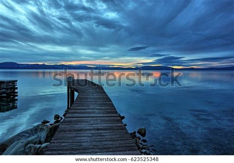 Lake Tahoe Winter Sunset Stock Photo 623525348 | Shutterstock