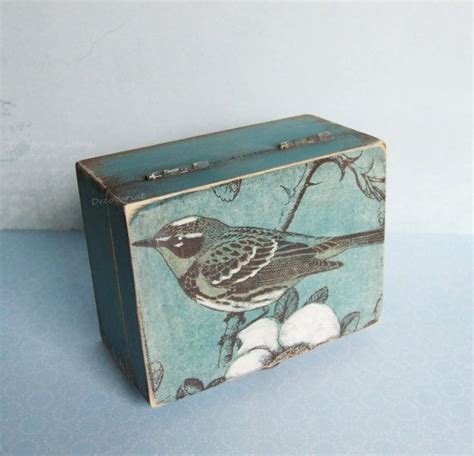 Bird Box Trinket Box Jewellery Box Etsy Trinket Boxes Bird