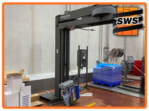 Wulftec WRT 150 Semi Automatic Rotary Arm Stretch Wrapper SWS Packaging