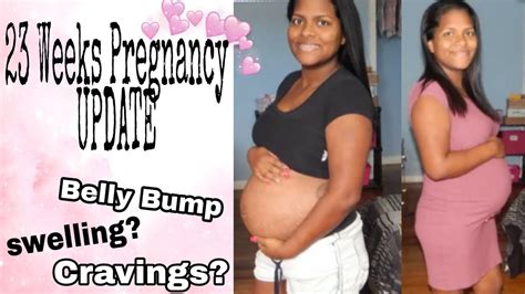 23 Weeks Pregnancy Update Swelling Craving Belly Bump Youtube