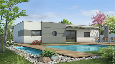 Plan Maison Toit Plat Lys Maisons Clair Logis