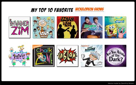 My Top 10 Favorite Nickelodeon Shows By Alphamoxley95 On Deviantart Hot Sex Picture