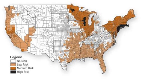 1000+ images about Tick Maps (USA & Canada) on Pinterest