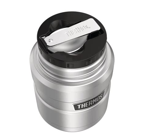 Ripley Termo Comida Ml King Acero Inoxidable Thermos Plata