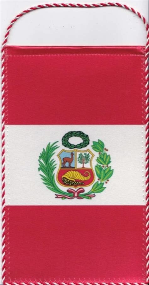 Peru Mit Wappen Tischbanner