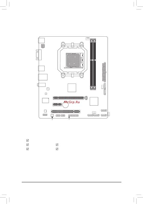 Gigabyte Ga 78lmt S2 5 44 Ga 78lmt S2 Motherboard Layout