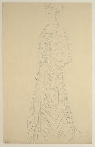 Standing Woman With Wrap Study For The Portrait Margarethe