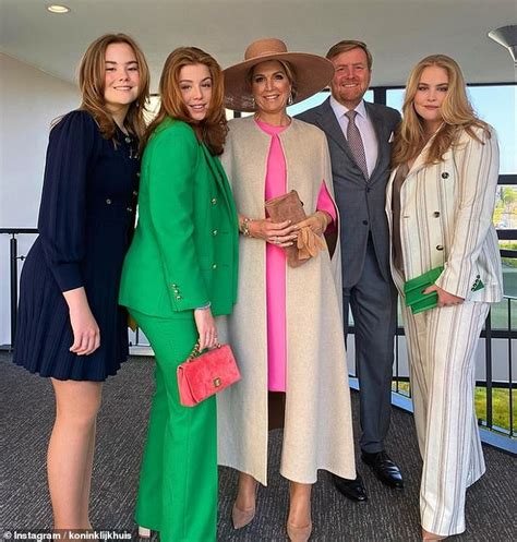 Queen Maxima And Her Three Daughters Are So Elegant As They Celebrate