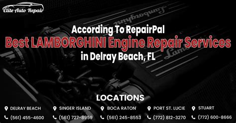 According To Yelp Ultimate Guide To The Best Lamborghini Engine Repair