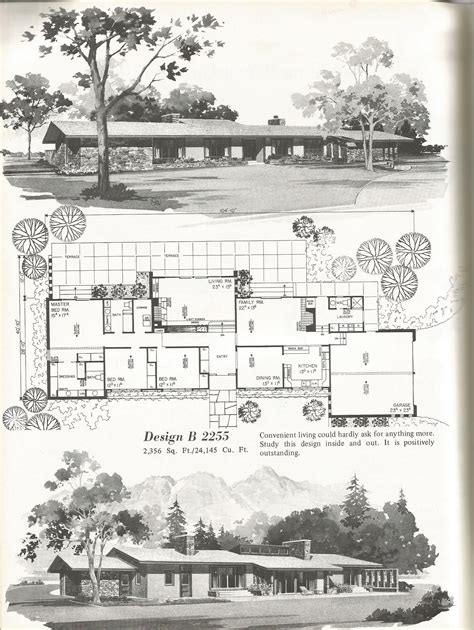 Mid Century Modern Ranch House Plans