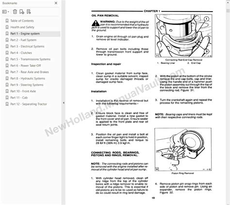 Ford 5640 6640 7740 7840 8240 8340 Tractor Service Manual Manual Vault