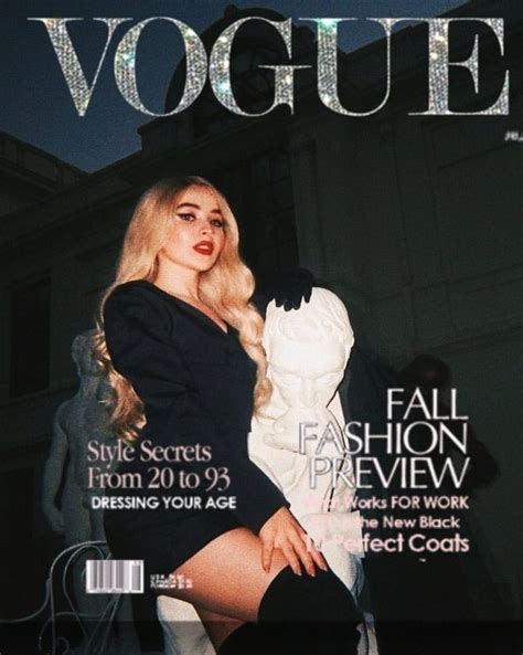 Sabrina Carpenter Vogue Revistas De Moda Sabrina Carpenter Moda