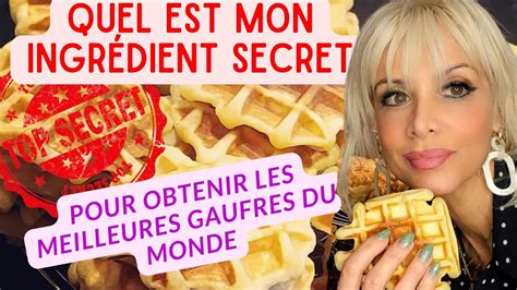 Quel est mon ingrédient secret pour obtenir les meilleurs gaufres du