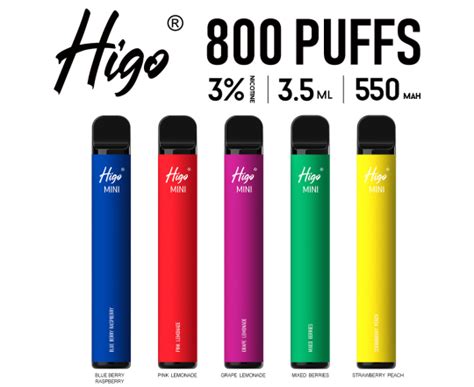 Higo Mini Puffs Mah Disposable Vape Pen Disposable Vape