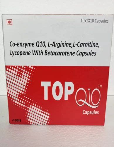 TOP Q 10 CAP Coenzyme Q10 Ubidecarenone Pack Size 1 10 Tablets At