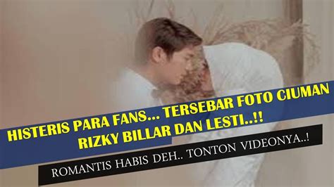 FANS HISTERIS Beredar Potret Ciuman Bibir Rizky Billar Dan Lesty