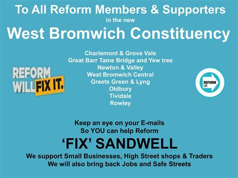 Reform UK - West Bromwich