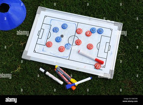 Football tactical board Stock Photo - Alamy