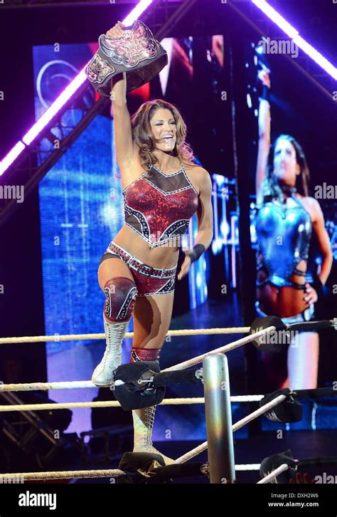 Eve Torres The Wwe World Tour 2012 Held At The O2 Featuring Eve Torres Where Dublin Ireland