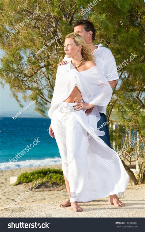 Happy Mature Couple On Beach Stock Photo 140348074 Shutterstock