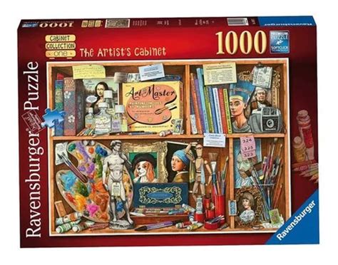 Rompecabezas Librero Del Artista 1000 Pz Ravensburger Monalisa David