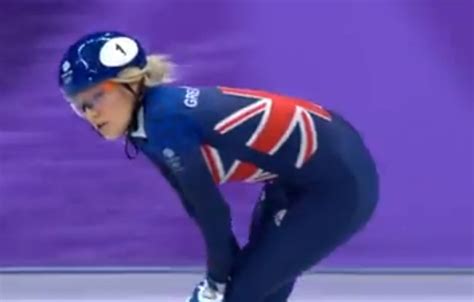 Heartbreak For Nottingham Based Speed Skater Elise Christie Who Crashes