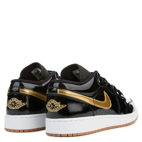 Air Jordan 1 Low BLACK/METALLIC GOLD - Shoes - Kids - Sale