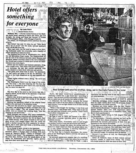 Rod S Bar Images Bars And Clubs In History Of Gay Lesbian Life Wisconsin