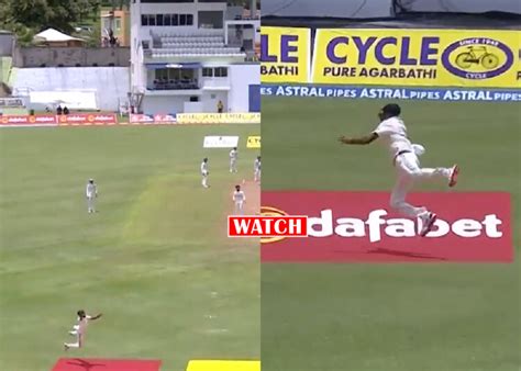 Watch Mohammed Siraj Takes Breathtaking One Handed Catch To Send Back