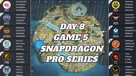 DAY 8 GAME 5 TURNAMEN SNAPDRAGON PRO SERIES ESL YouTube