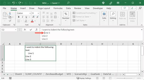 How To Indent Cells In Microsoft Excel