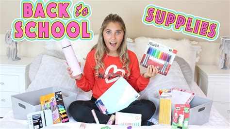 Back To School Shopping Haul Rosie Mcclelland Youtube