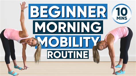 Morning Mobility Routine For Beginners 10 Minutes Caroline Jordan