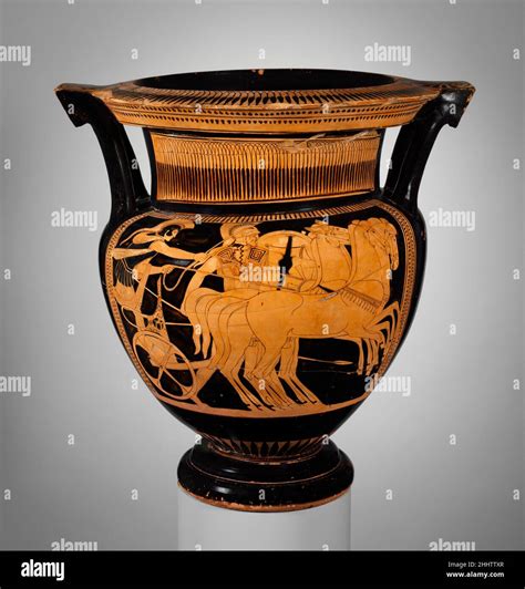 Terracotta Column Krater Bowl For Mixing Wine And Water Ca B C