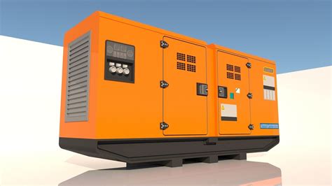 3d Model Diesel Generator Electricity Cgtrader